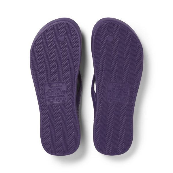 Arch Support Flip Flops - Classic - Acai Purple